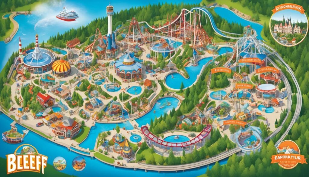 Europa-Park plattegrond Europa-Park plattegrond
