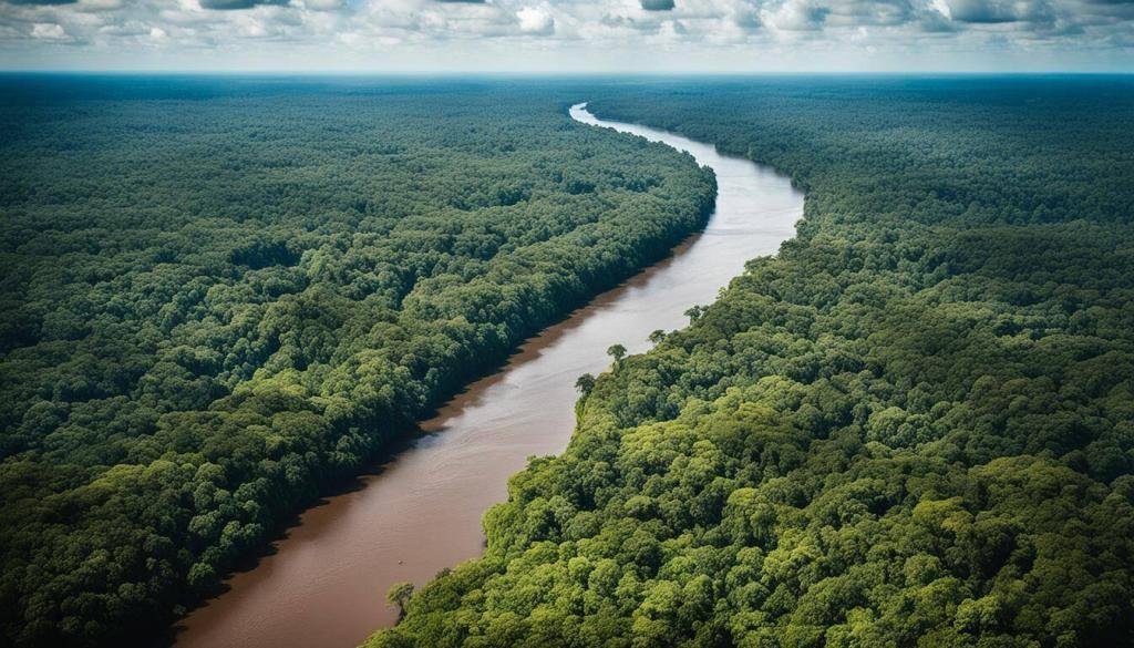 waar ligt de Amazone rivier waar ligt de Amazone rivier